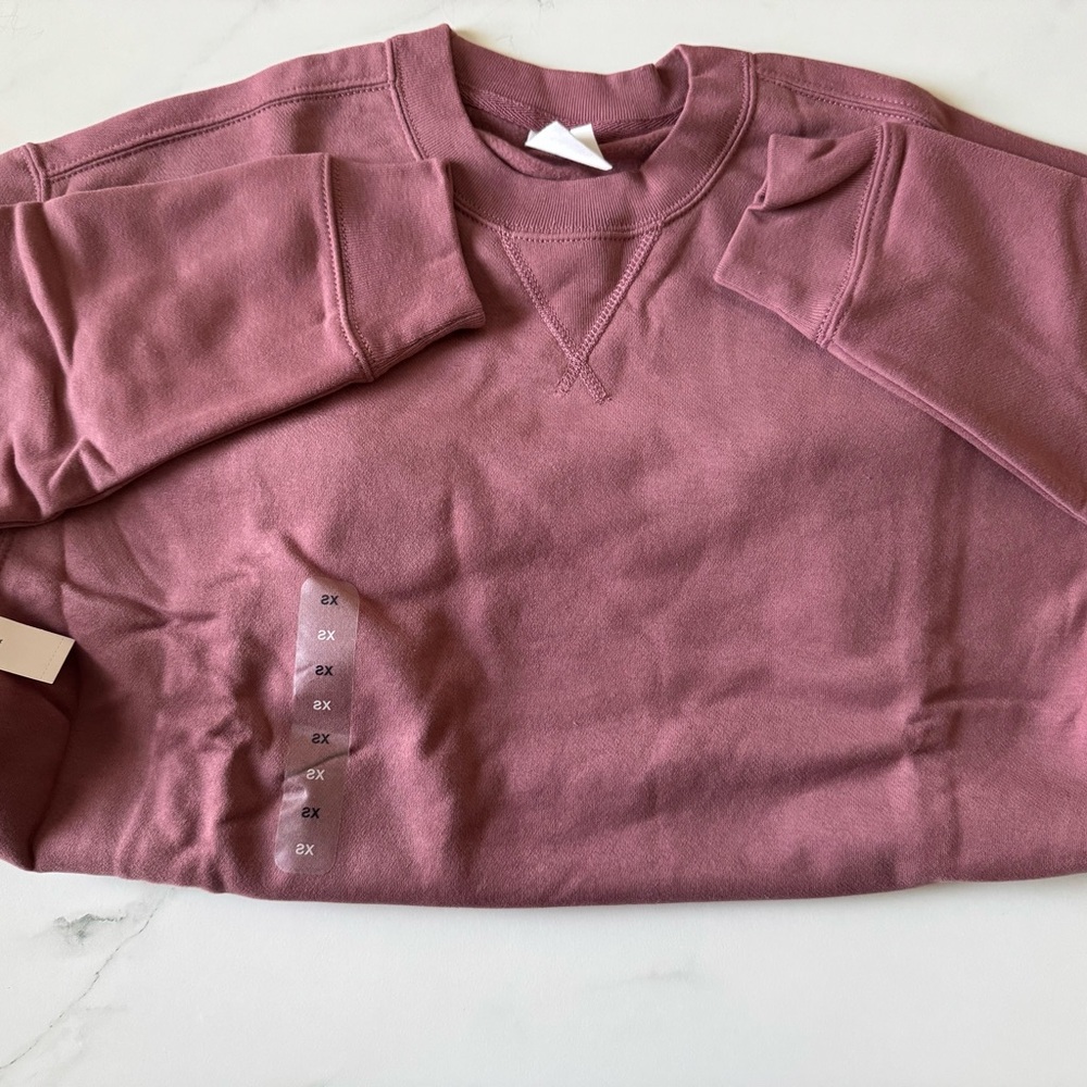 GAP Vintage Soft Crewneck in Dusty Rose